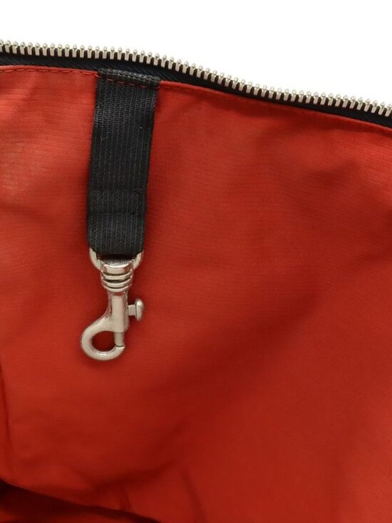Chanel Travel Line Dog Carrier Pet Carry Tote Bag Cat Nylon Black Red - Picture 8 of 8
